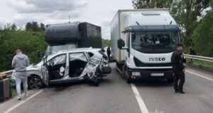 Масштабна аварія на Львівщині: на трасі зіткнулися п’ять автомобілів, є постраждалі