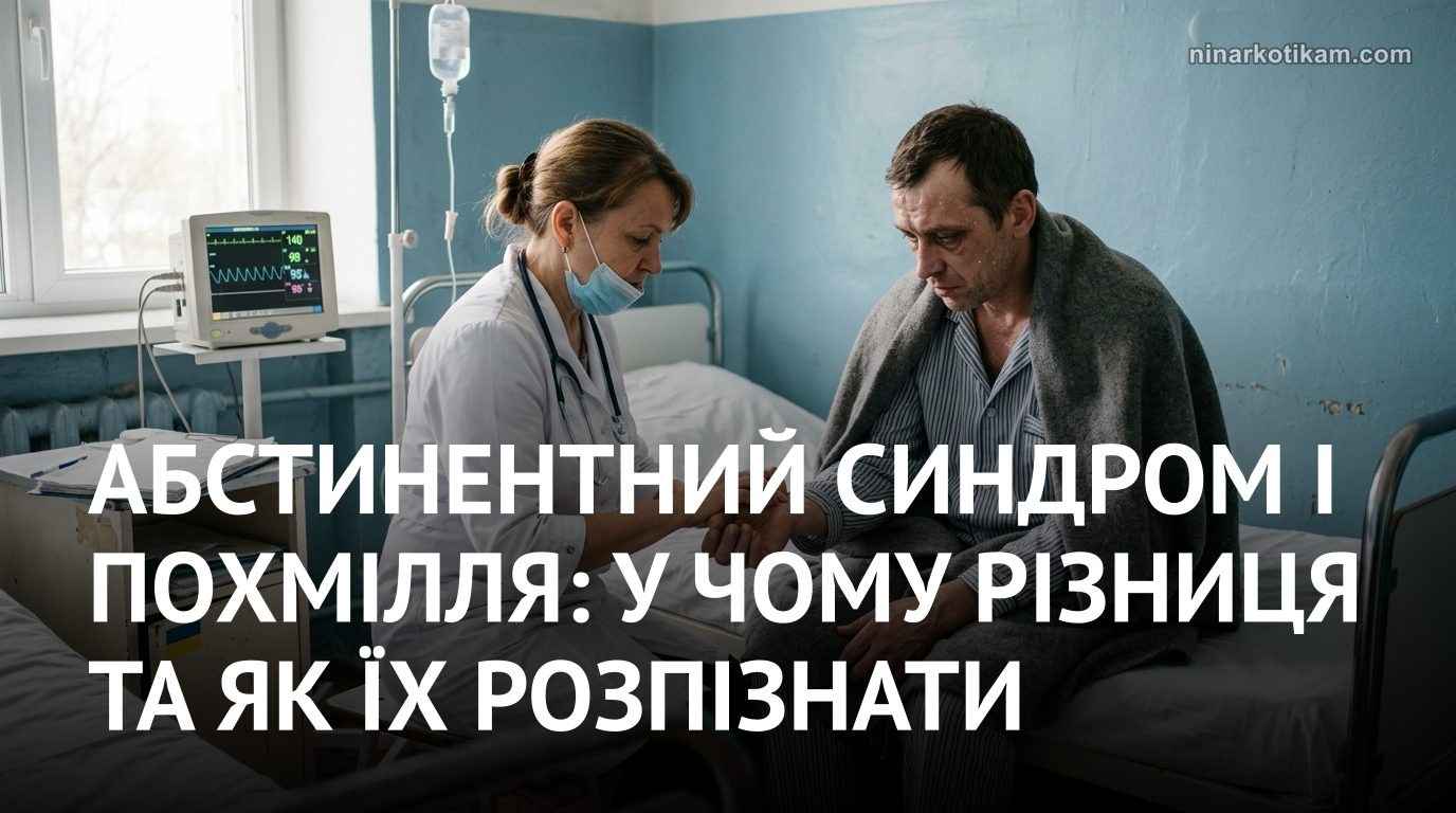 Абстинентний синдром чи похмілля